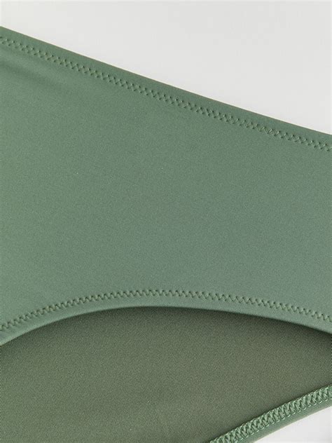 YEŞİL Kadın Düz Bikini Alt S AE Z SXQ LCW