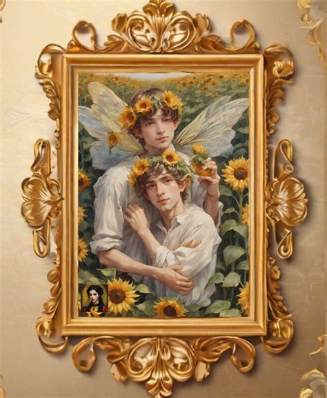 Gay Fairycore Art Lgbtq Fairy Art Lgbtq Victorian Poster Queer Fairycore Queer Cottagecore