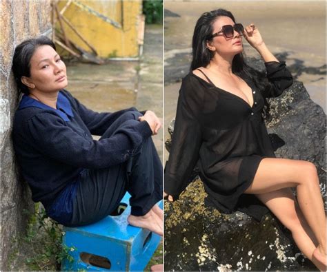 Bà già khắc khổ ở rừng thông ngoài đời diện bikini mảnh khoe body mòn con mắt