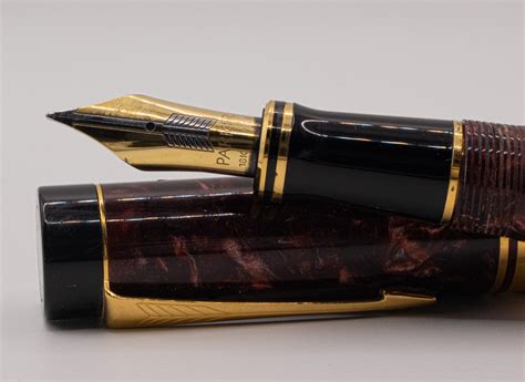 Stylo Plume Parker Duofold Centennial Burgundy S Atelier Lesoon