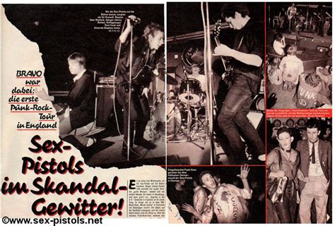 God Save The Sex Pistols West Germany Bravo Magazine January 1977