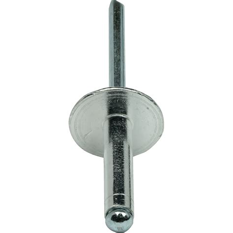 Large Flange Pop Rivets Aluminum Body Steel Mandrel Dome Head Blind