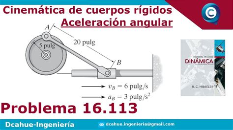 CINEMÁTICA PLANA DE UN CUERPO RÍGIDO ACELERACIÓN DINÁMICA