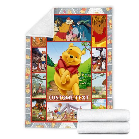 Personalized Winnie The Pooh Blanket Pooh Bear Blanket Etsy Australia