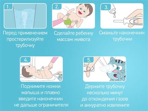 Трубка газоотводная детская для малышей и новорожденных от коликов ROXY ...