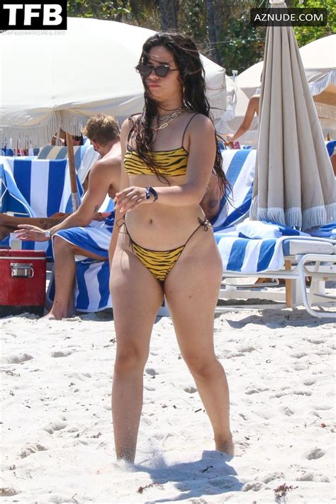 Camila Cabello Sexy Seen Flaunting Her Hot Bikini Body At The Beach In Miami Aznude