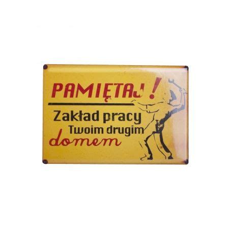 Magnes Zakład pracy Spod Lady retro prezenty