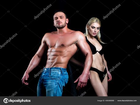 Undressed Fashion Couple Sexy Seduction Naked Body Nude Torso Romantic Tender Erotic People