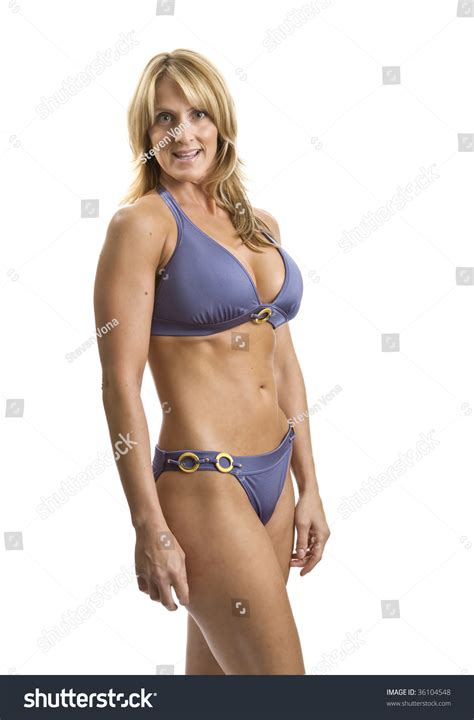 Very Fit Mature Woman Bikini Stock Photo 36104548 Shutterstock