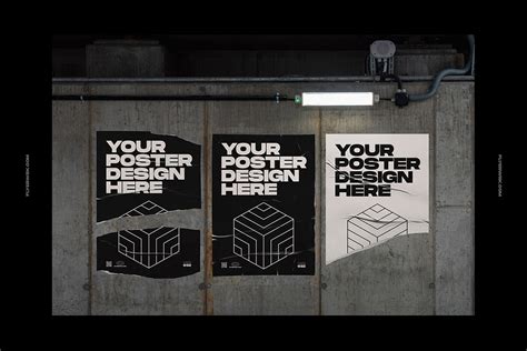 Urban Poster Wall Mockups Behance