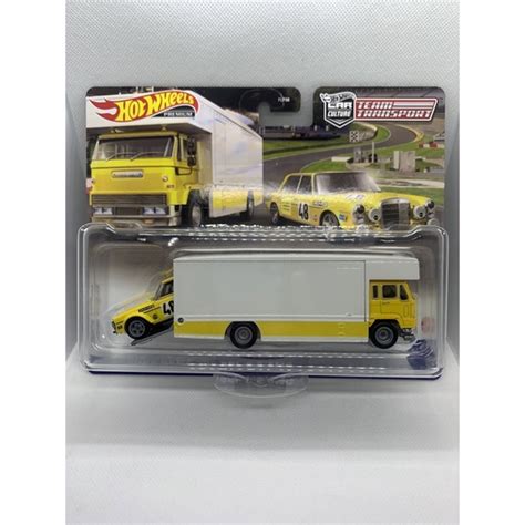 HOT WHEELS TEAM TRANSPORT MERCEDES BENZ Shopee Malaysia
