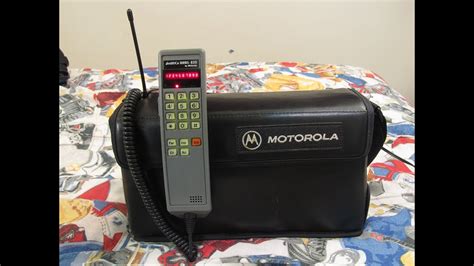 Motorola America Series 820 Bag Phone 1991 Youtube