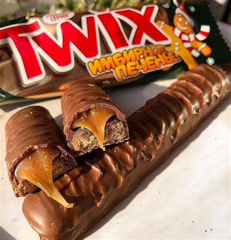 Twix с имбирным печеньем
