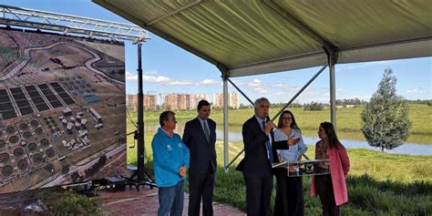 Firma de la Ptar Canoas para descontaminar el río Bogotá