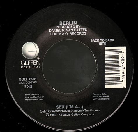 Berlin Sex I M A The Metro Vinyl Discogs