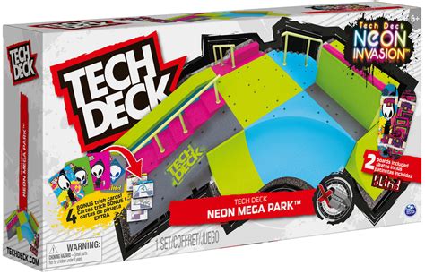 Spin Master Tech Deck Neon Invasion Zestaw Do Fingerboard Niskie Ceny I Opinie W Media Expert