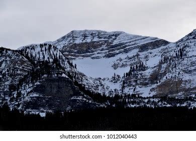 Back Side Mt Timpanogos Winter Stock Photo 1012040443 | Shutterstock