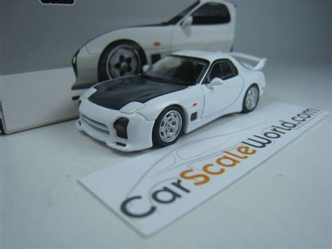 MAZDA RX 7 FD3S MAZDASPEED A SPEC 1 64 TARMAC CHASTE WHITE