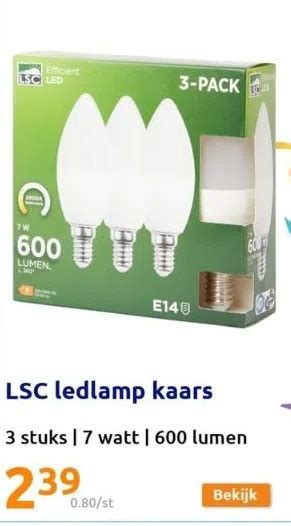 Lsc Ledlamp Kaars Aanbieding Bij Action