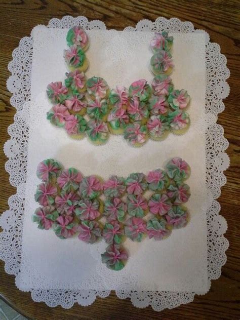 Lingerie Bridal Shower Cupcake Cake