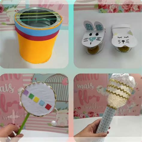 Ideias De Instrumentos Musicais Com Materiais Recicláveis - Instrumentos Musicais feito com Materiais Recicláveis/4 ideias super ...