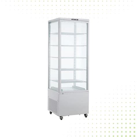 Standing Glass Display Refrigerator 5 Grids 500lt From Piokit White