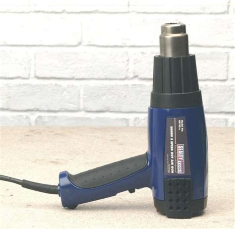 Sealey HS102 Hot Air Gun 2000W 3 Speed 50 600C Variable Heat CCW Tools