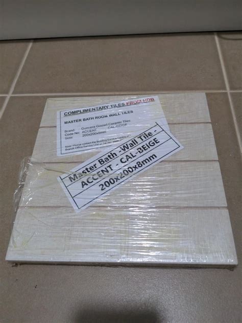 Hdb Bto Spare Tiles Furniture And Home Living Home Decor Carpets Mats