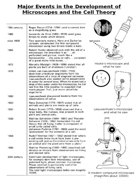 ho development  microscope cell theory  philosophy science