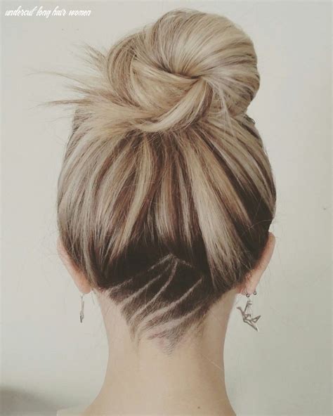 8 Undercut Long Hair Women Undercut Long Hair Female Undercut Long