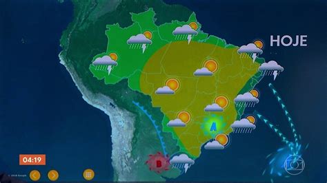 Hora Previs O Do Tempo Chuva Se Intensifica No Nordeste Globoplay