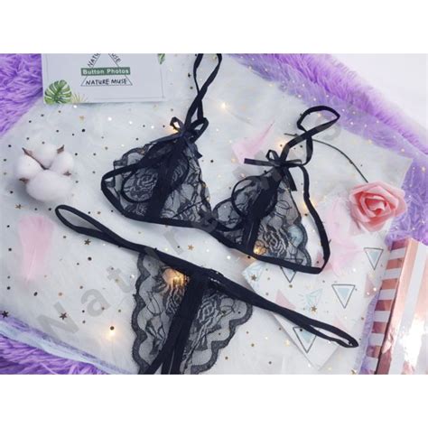 READY STOCK IN MALAYSIA NM High Quality Sexy Adult Women Lingerie Lace Bra Underwear Set Sex