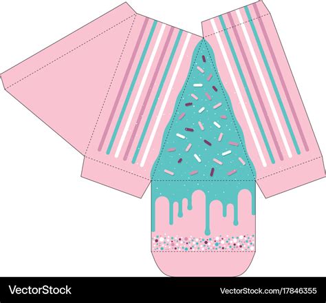 Printable Cake Slice Box Template Printable Templates