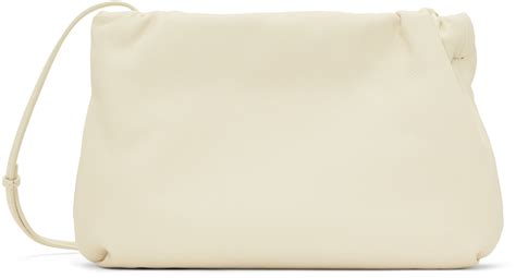 row  white bourse clutch bag