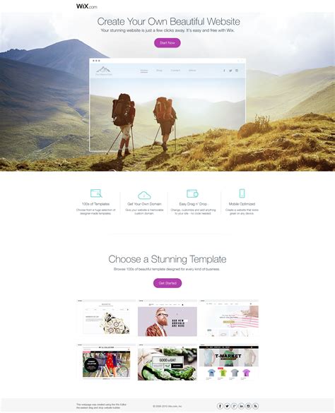 Wix Landing Page (2) | Images :: Behance