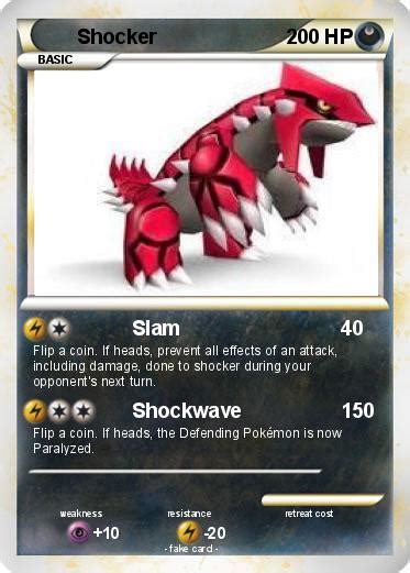 Pokémon Shocker 132 132 Slam My Pokemon Card
