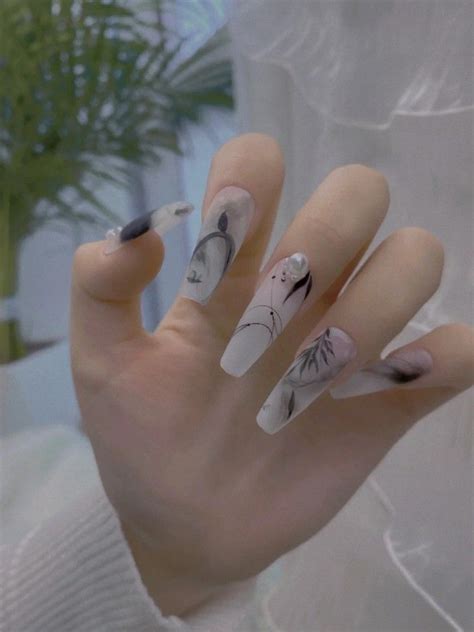 Elevate Your Style With Pcs Long Coffin Nude French Ombre Full Cover Fake Nail Kit For Women