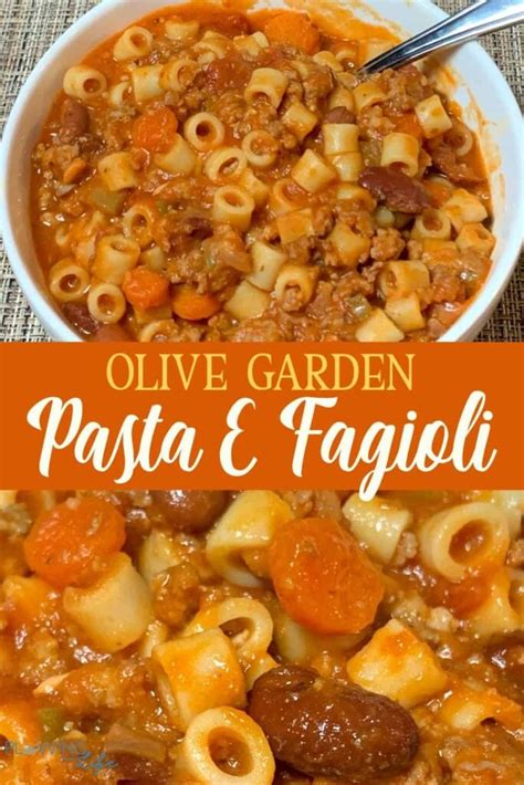 Copycat Olive Garden Pasta E Fagioli Soup Plowing Through Life