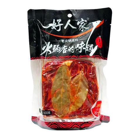 好人家手工老火锅底料 g HRJ Old Style Spicy Hot Pot Base g Orange Go