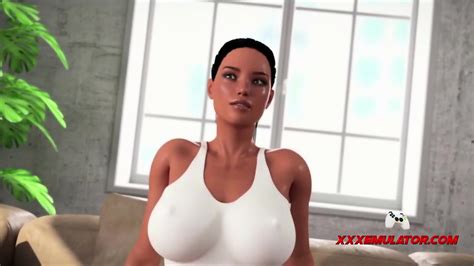 Hot Blonde And Brunette Girls Satisfy Each Other 3D Animation