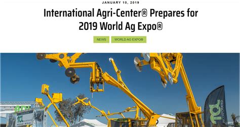 World AG EXPO Afron Developing Innovative Pruning Hedging Solutions