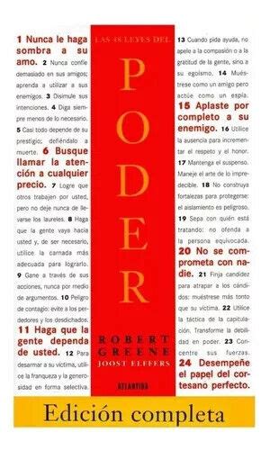 Las Leyes Del Poder Robert Greene Libro Completo En Espa Ol