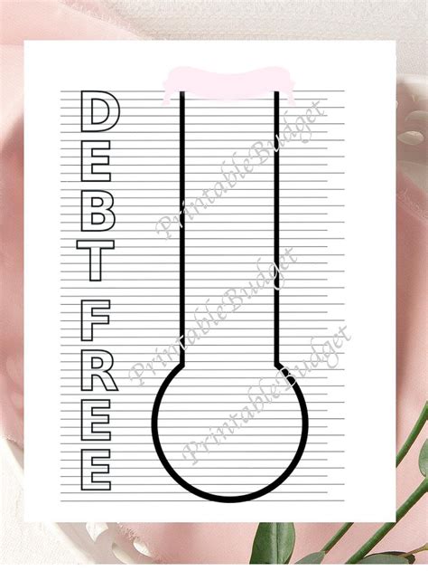 Debt Thermometer Printable