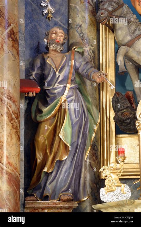 Saint Peter The Apostle Stock Photo Alamy