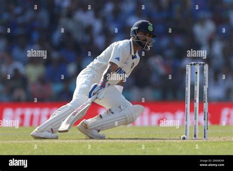 Indias Virat Kohli Running Between The Wickets During Day Four Of The