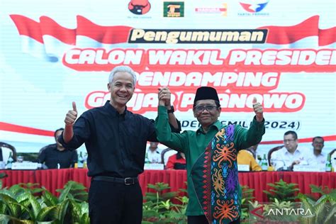 Pengamat Politik Sebut Mahfud Sosok Unggul Untuk Dampingi Ganjar