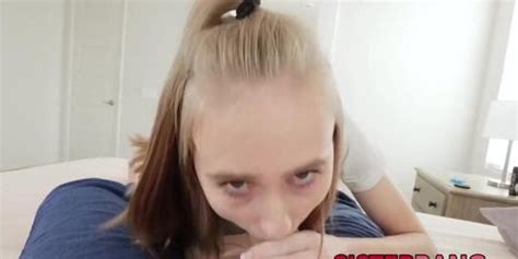 Slim Babe Sucks Her Stepbrothers Cock And Rides It So Good Tnaflix