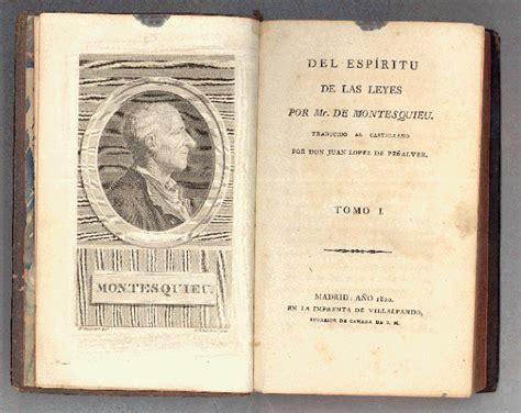 Manuel De Rivacoba MONTESQUIEU Y EL ESPÍRITU DE LAS LEYES