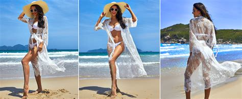 Avidlove Women Sexy Long Lace Lingerie Kimono Robe Sheer Babydoll Nightgown Nightdress At Amazon