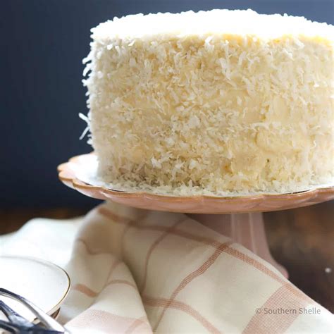 Old Fashioned Coconut Layer Cake • Southern Shelle